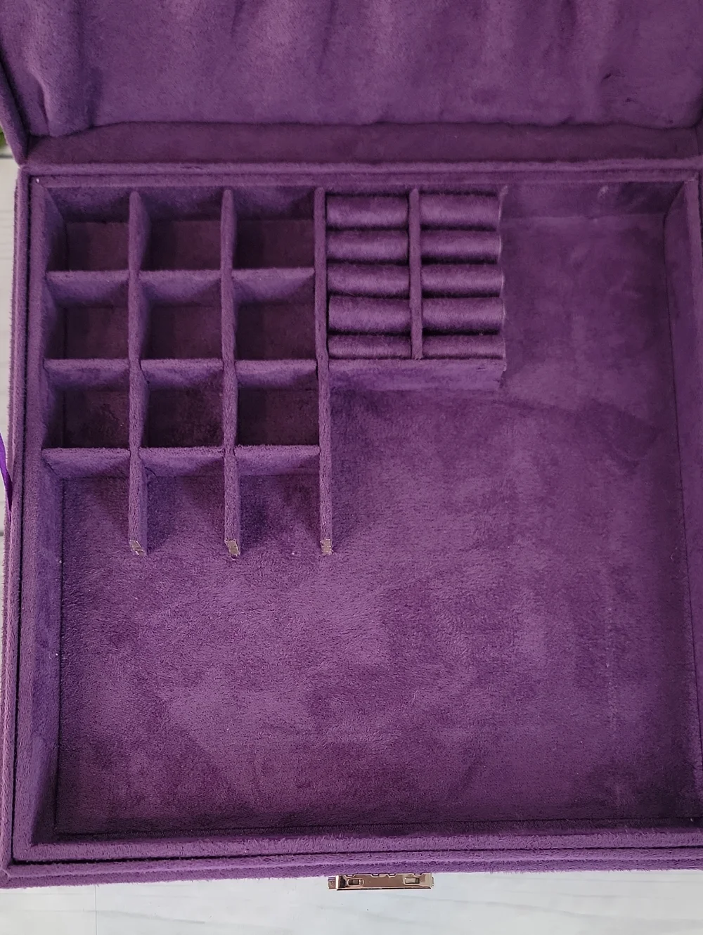 Upcycled Jewelry Case Purple Butterfly Decorative Keepsake Box 10